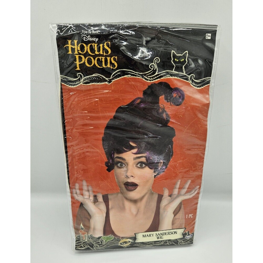 NEW Disney Hocus Pocus Mary Sanderson Costume Wig Halloween Hair Cosplay Adult